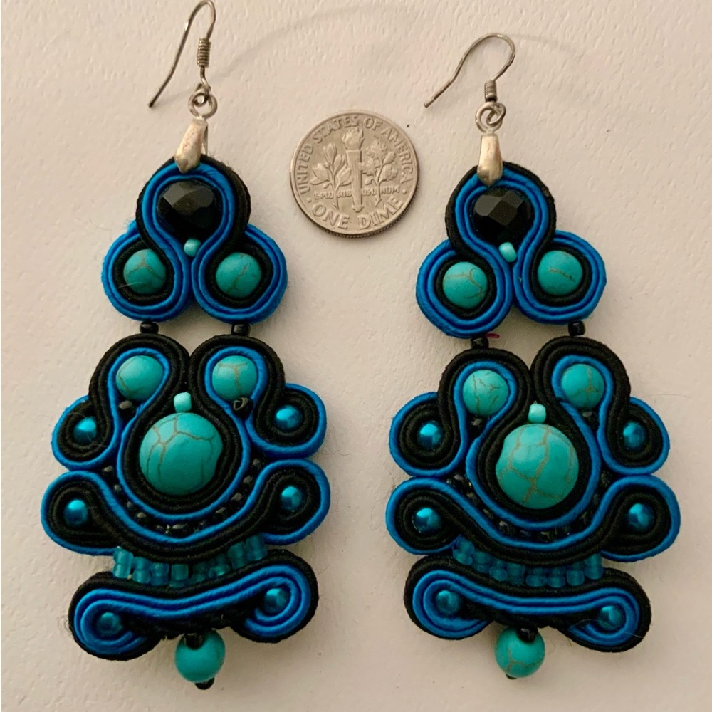 SOUTACHE…earrings - Picture 4 of 6